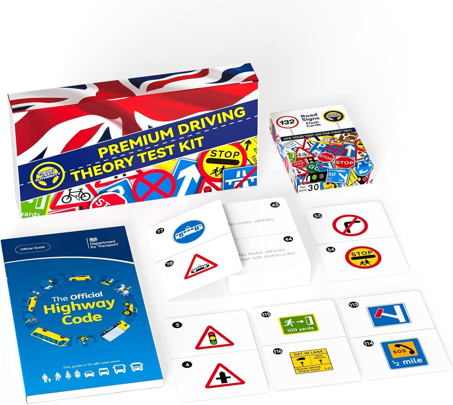 Driving theory test kit