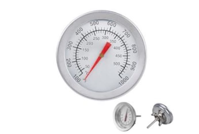 BBQ Thermometer Gauge, Stainless Steel