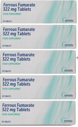 5 x Ferrous 322mg – 28 Tablets