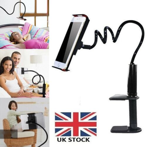 Long Lazy Arm Mount Mobile Phone Holder For Android iPhone Bed Desk Cl...