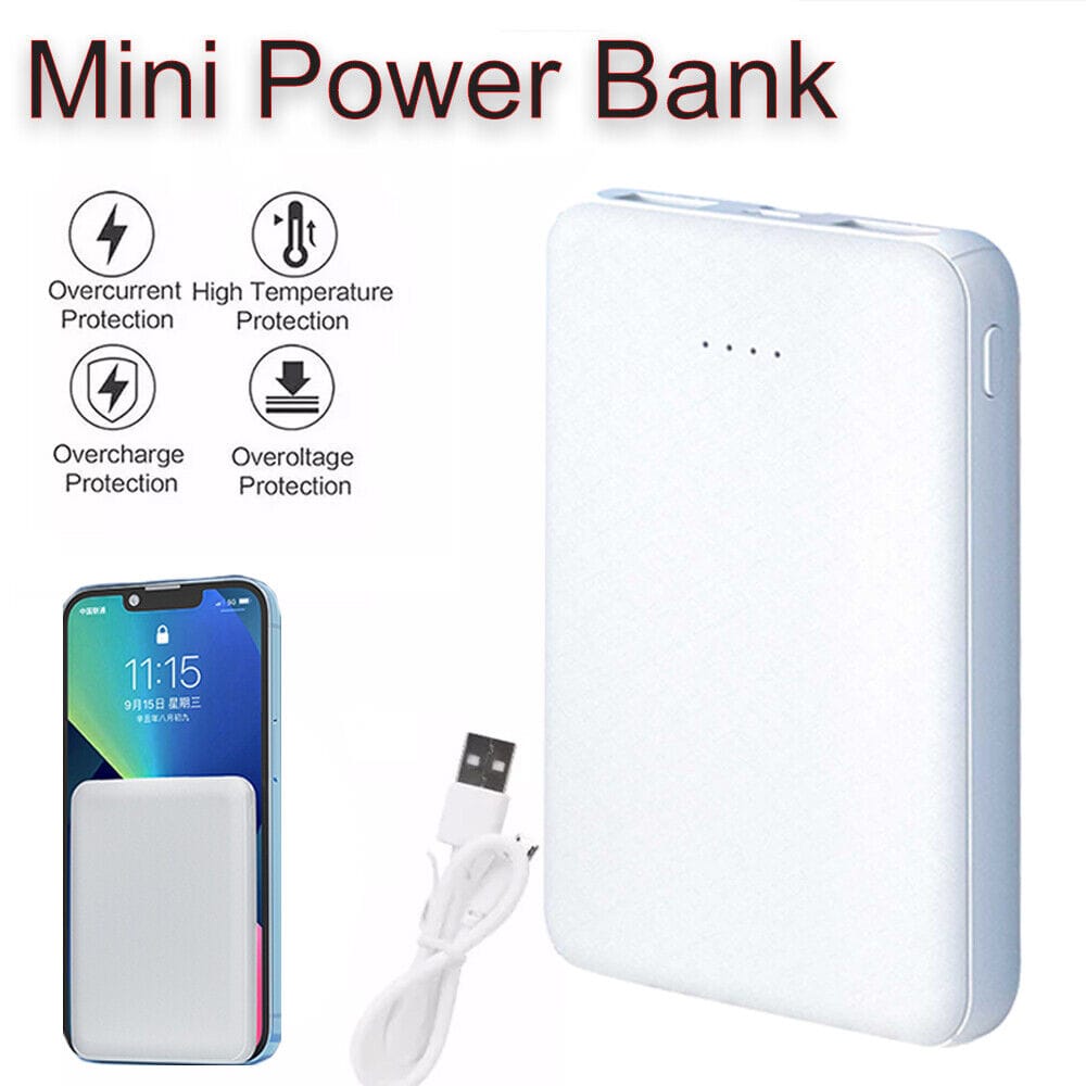 20000mAh Power Bank Portable Fast Charger Battery Pack 2 USB Cell Phon...