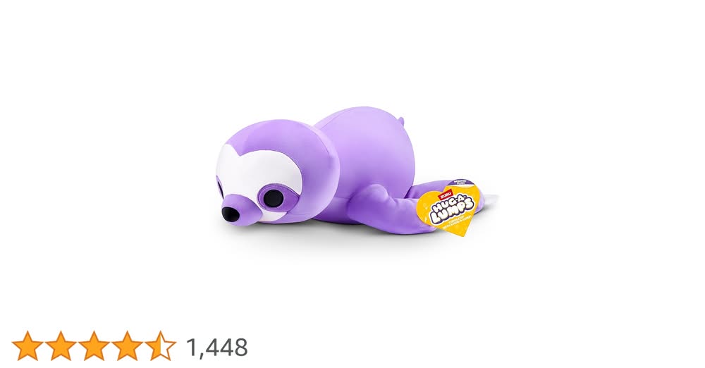 Hug-A-Lumps 1.5kg Weighted Cuddly Squishy Animal Plush by ZURU, Comfor...