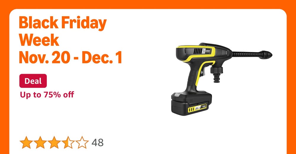 Kids Smoby Karcher Cleaning jet wash, with Hose Connection