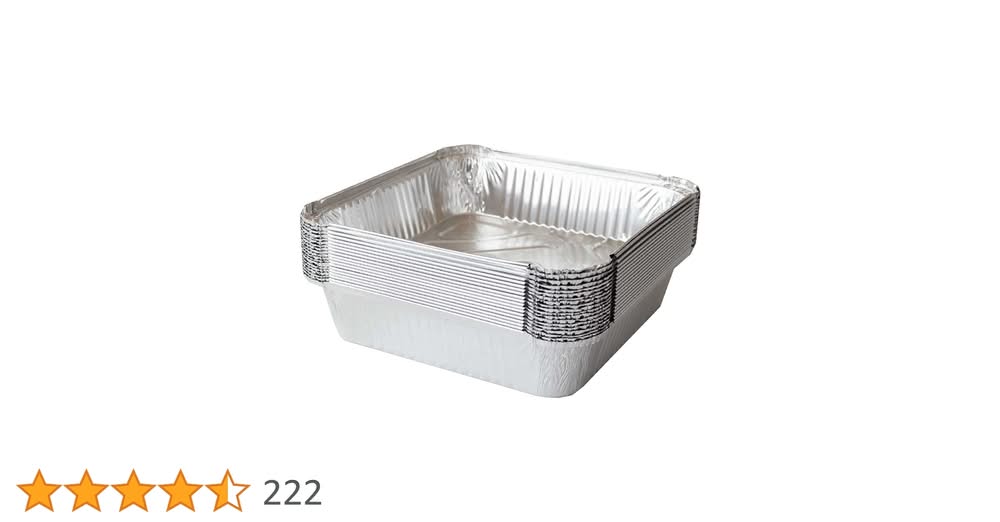 10x Large Aluminium Foil Trays