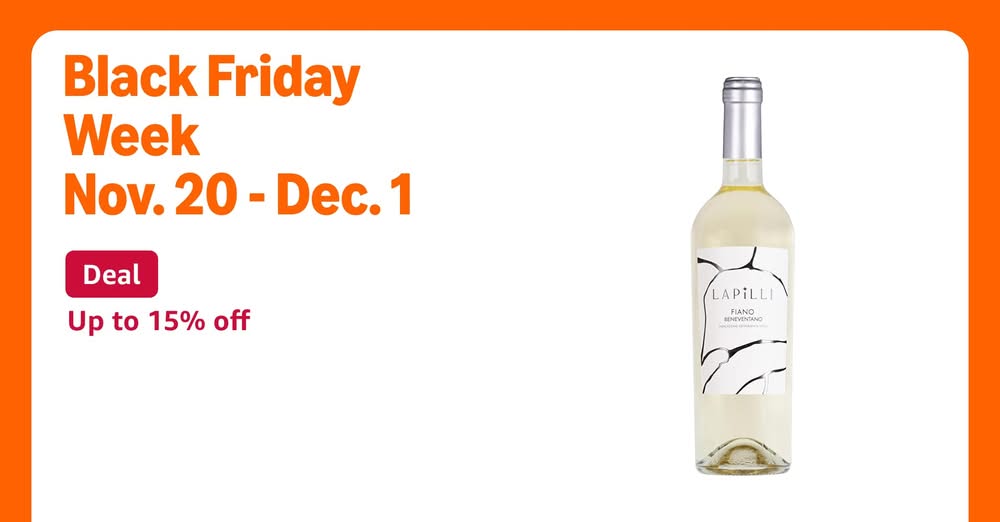 Lapilli Wine Beneventano IGT, Bottle 750 ml, Alcohol 13.5%