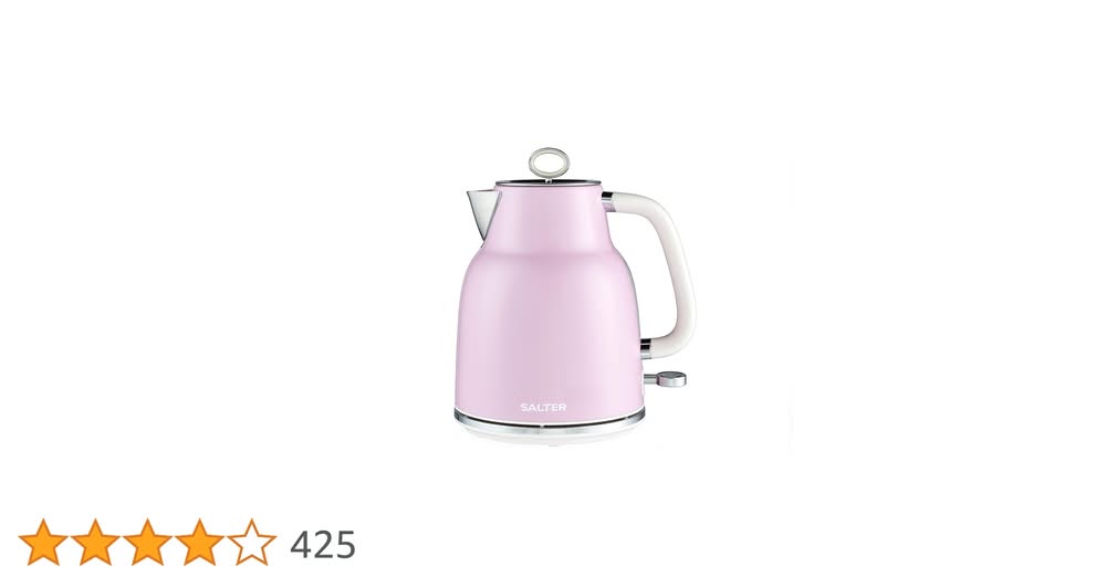 Salter Retro Pink 1.7 L Kettle