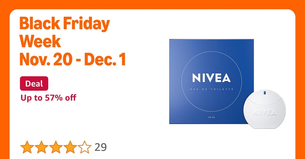 NIVEA Crème Eau de Toilette (30ml), Perfume for Women,