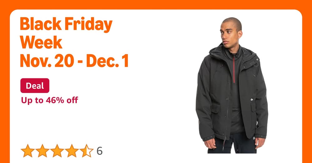 SIZE SMALL ONLY – men’s Quiksilver coat