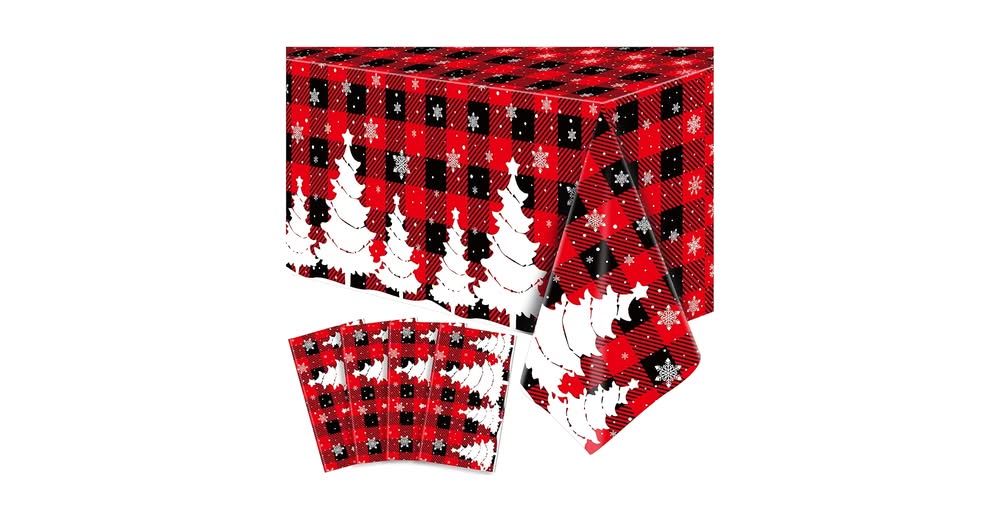 4 pack Christmas table cloths