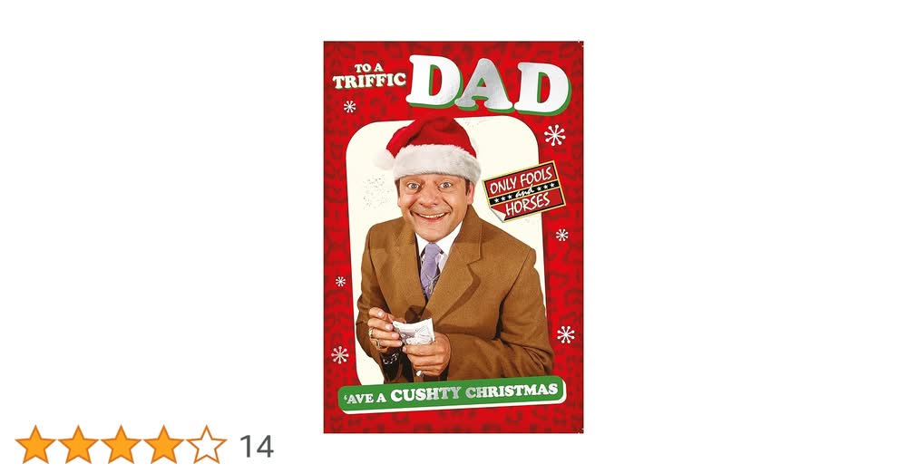 Only Fools & Horses Dad Christmas Card